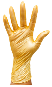 Colortrak Luminous Collection Golden Glow Nitrile Gloves