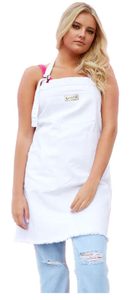 Colortrak White Denim Sobe Apron