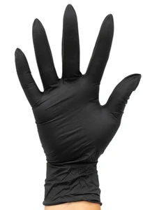 Colortrak Biodegradable Black Nitrile Gloves