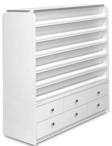 MABS Sonoma Polish/Powder Rack with Cabinets