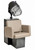 Pibbs 3469 Cosmo Dryer Chair - Black Steel Base