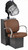 Pibbs 3569 Sessa Dryer Chair - Black Steel Base