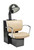 Pibbs 5868 Rosa Dryer Chair - Black Steel Base