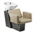 Pibbs Matera 5221 Tilt Bowl Backwash with Black Steel Base