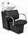 Pibbs Bari 5245B Tilt Bowl Backwash with Black Steel Base - Black