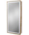 Pibbs 9220 Lumina Gold Frame LED Mirror & Storage Server