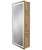 Pibbs 9220 Lumina Gold Frame LED Mirror & Storage Server