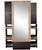 Pibbs Diamond Mirror Double-Sided Styling Station