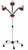 Pibbs QL854 Four-Headed Lamp with Deluxe Base and Swivel