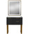 Pibbs 6002L Capri Styling Station with Legs & LED Mirror
