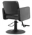 MABS Bramley Styling Chair - Black Vinyl on Black Base