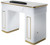 MABS Napa Manicure Table White/Gold