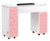 MABS Drexel Tufted Single Manicure Table