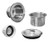 MABS Shampoo Bowl Stainless Steel Drain Assembly