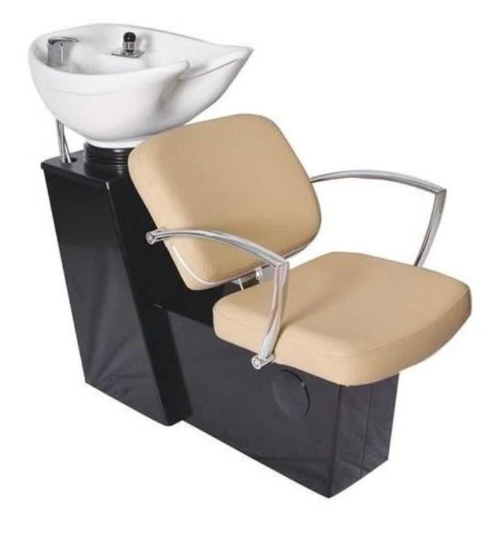 Pibbs Pisa 5237 Tilt Bowl Backwash with Black Steel Base