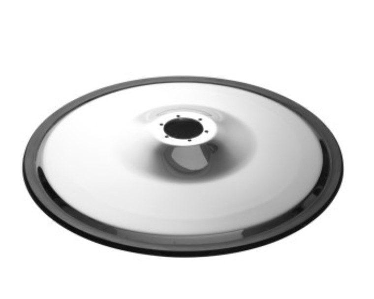 27” Barber/All Purpose Chrome 6 Hole Chair Base Plate