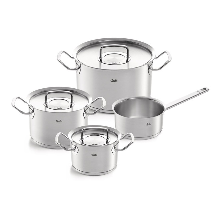 Original-Profi 2.0®, 4 Piece Set Stew Pot 16/20/24cm, Saucepan without Lid 16cm