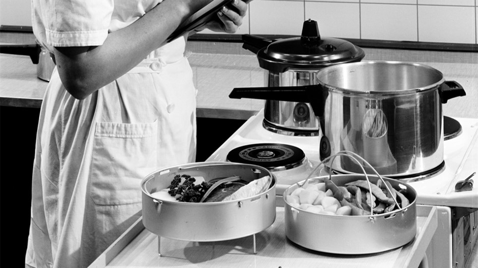 Pressure cooking history image