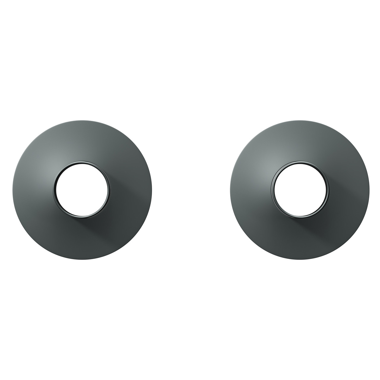 Alves Anthracite 130mm Radiator Pipe Sleeve Kit Top Down View