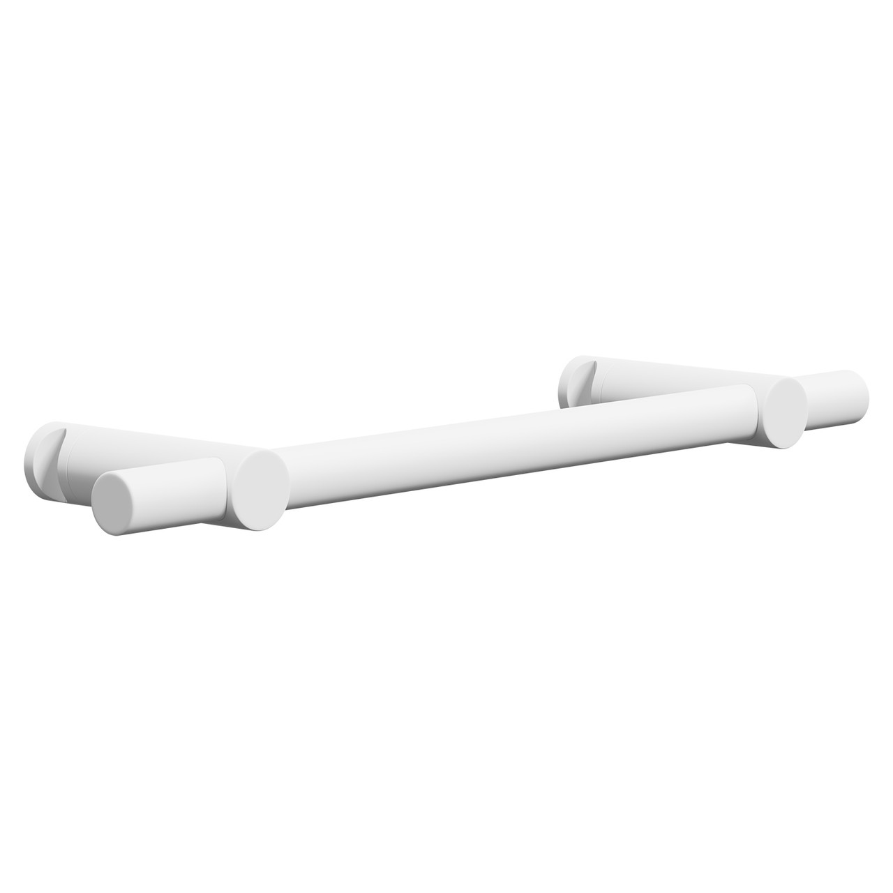 Bruges White 350mm Radiator Towel Rail Left Hand Side View