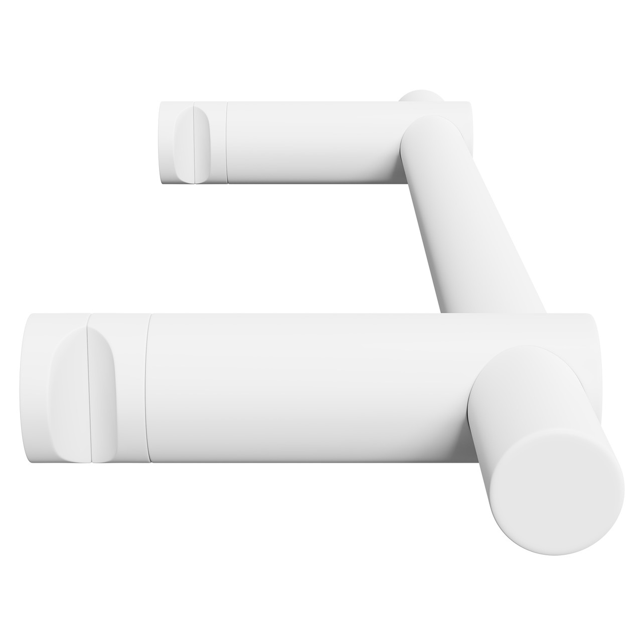 Bruges White 350mm Radiator Towel Rail Side on View