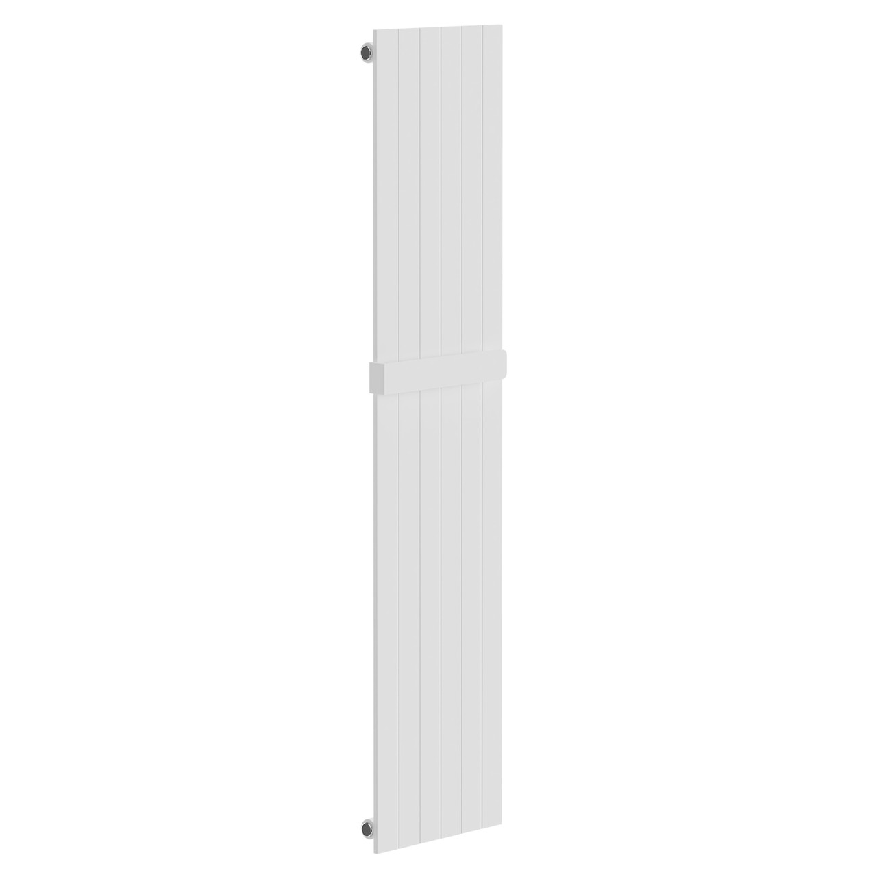 Cordoba White 1600mm x 360mm Single Panel Radiator with Towel Rail Left Hand Side View