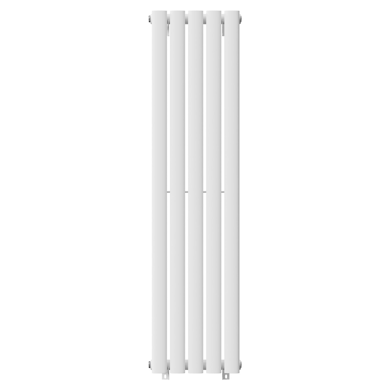 Bruges Vertical White Single Panel Radiator Front View