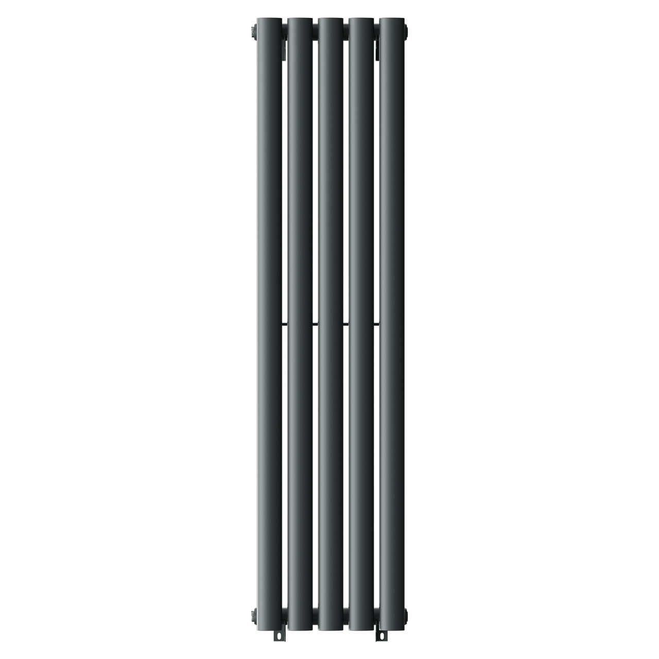 Bruges Vertical Anthracite Single Panel Radiator Front View