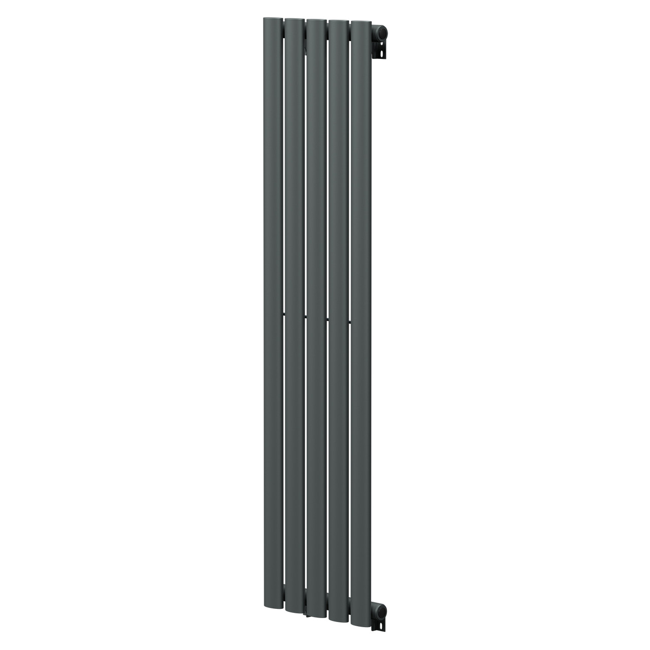 Bruges Vertical Anthracite Single Panel Radiator Right Hand Side View