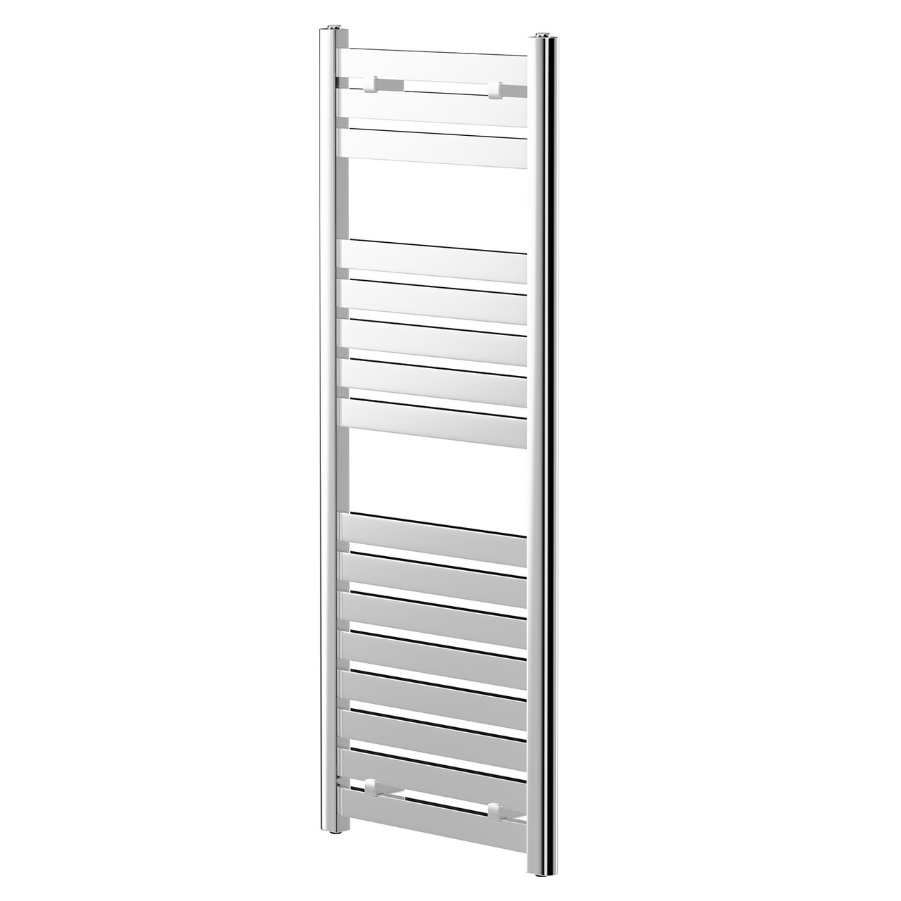 Cadiz Chrome Flat Panel Heated Towel Rail Right Hand Side View