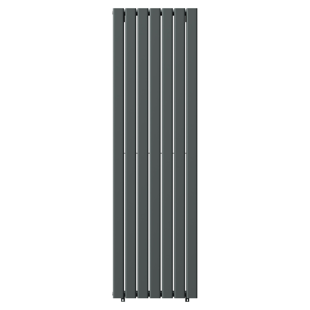 Hannover Vertical Anthracite Double Panel Radiator Front View