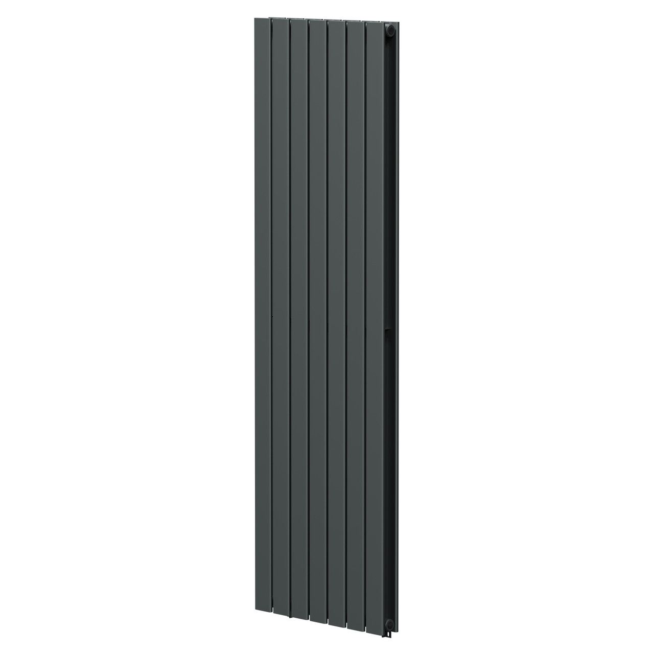 Hannover Vertical Anthracite Double Panel Radiator Right Hand Side View