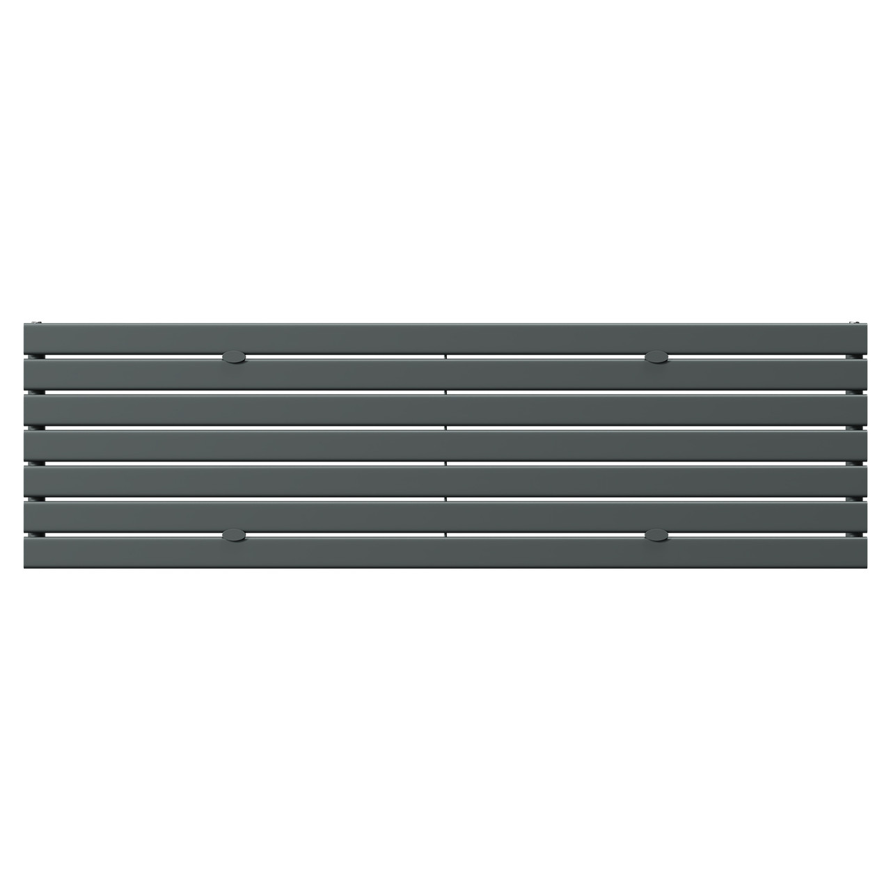 Hannover Latitude Anthracite Single Panel Radiator Front View