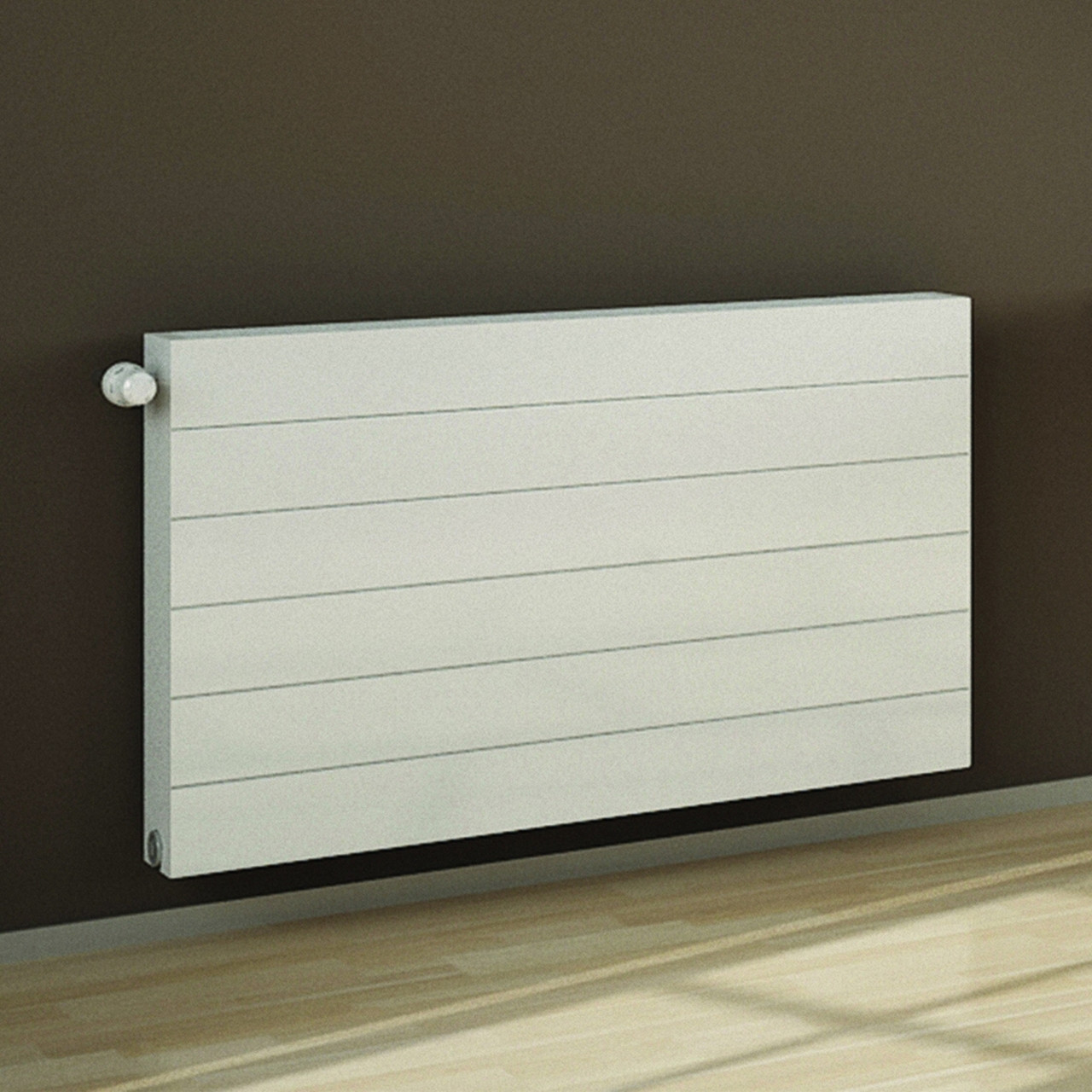 Kartell K-Flat Premium Kompact White 600mm Type 11 Single Panel Radiator Front View