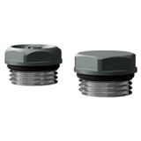 Alves Anthracite Blanking Plug and Bleed Valve Right Hand Side View