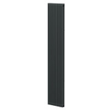 Funchal Anthracite 1800mm x 360mm Single Panel Radiator Right Hand Side View