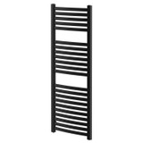 Cologne Matt Black Curved Heated Towel Rail Right Hand Side View