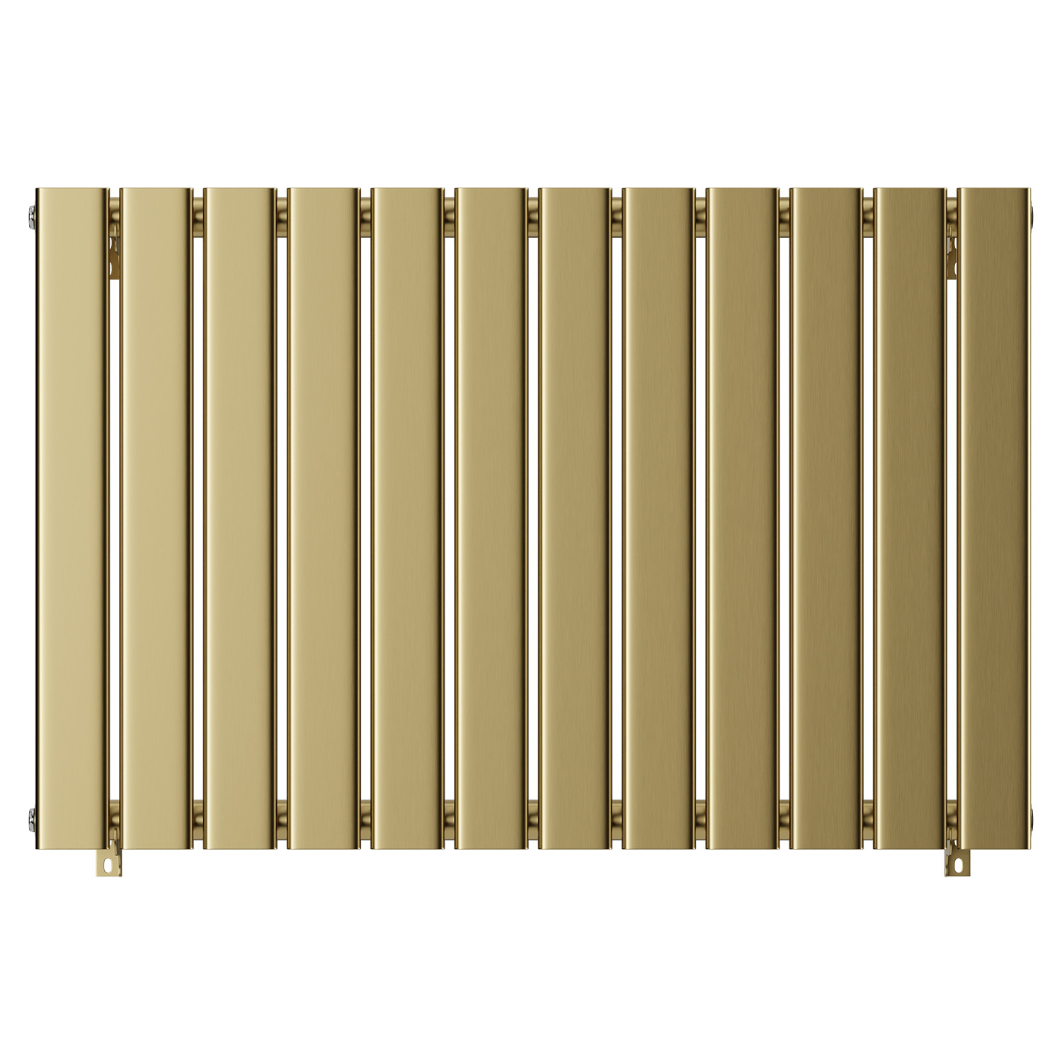 Bronze Single Panel Radiator Brushed Brass Designer Radiators | Top Radiators