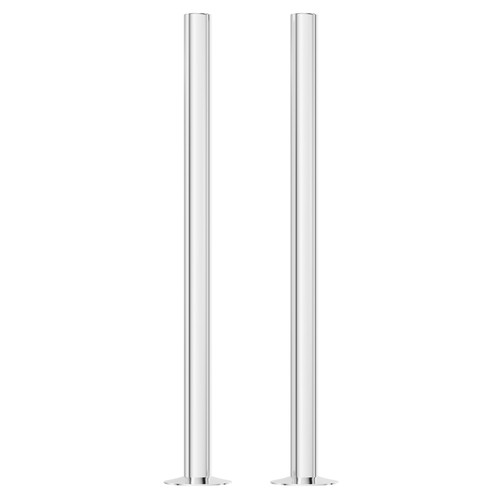 Alves Chrome 300mm Radiator Pipe Sleeve Kit Front View