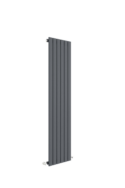 Nuie Sloane Anthracite Vertical Single Panel Radiator