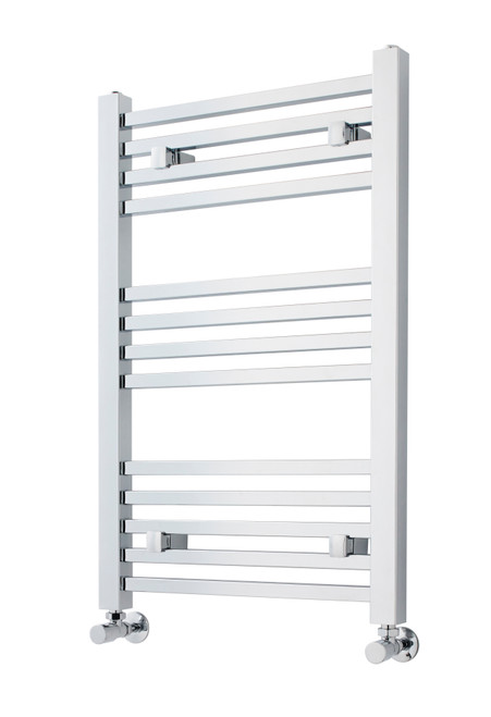 Nuie Chrome Square Bar Heated Towel Rail