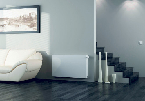 Kartell K-Flat Kompact White 500mm Type 22 Double Panel Radiator Front View