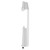 Eindhoven Vertical White Electric Single Panel Radiator Side on View