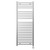 Girona Chrome Square Bar Digital Thermostatic Electric Heated Towel Rail Front View