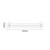 Halle Anthracite Vertical Double Column Digital Thermostatic Electric Heated Towel Rail Top Down Product Measurements