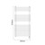 Halle Anthracite Vertical Double Column Digital Thermostatic Electric Heated Towel Rail Front on Product Measurements