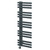 Helsinki Anthracite Straight Digital Thermostatic Electric Heated Towel Rail Right Hand Side View
