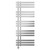 Helsinki Chrome Straight Digital Thermostatic Electric Heated Towel Rail Front View
