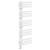 Helsinki White Straight Digital Thermostatic Electric Heated Towel Rail Left Hand Side View