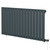 Hannover Horizontal Anthracite Electric Single Panel Radiator Right Hand Side View